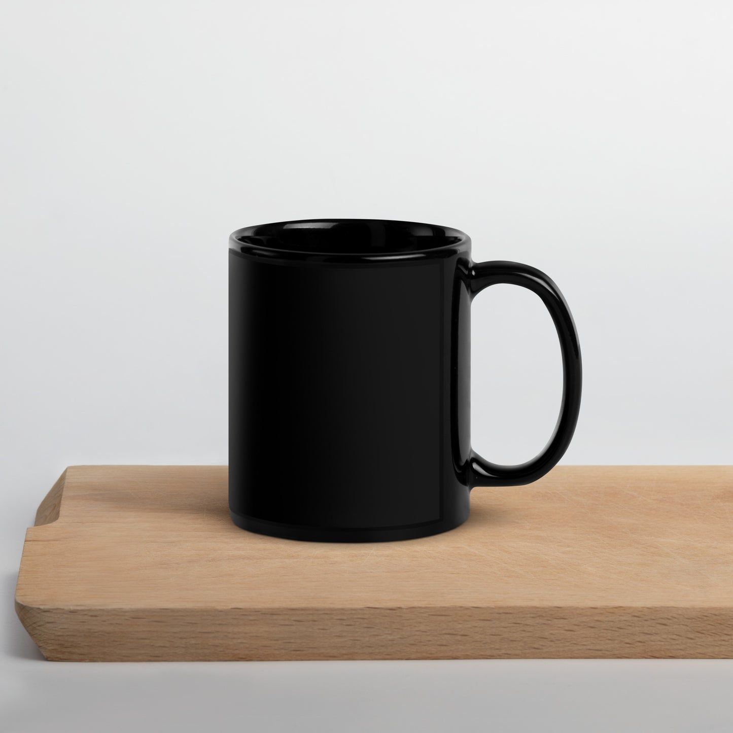 Water Walker Black Glossy Mug