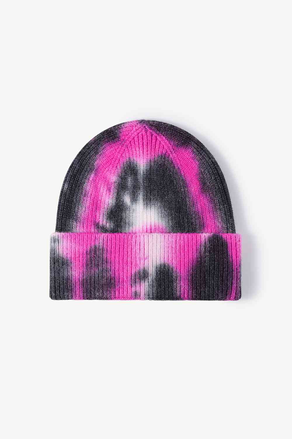 Tie-Dye Cuffed Knit Beanie