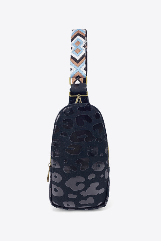 Animal PU Leather Sling Bag