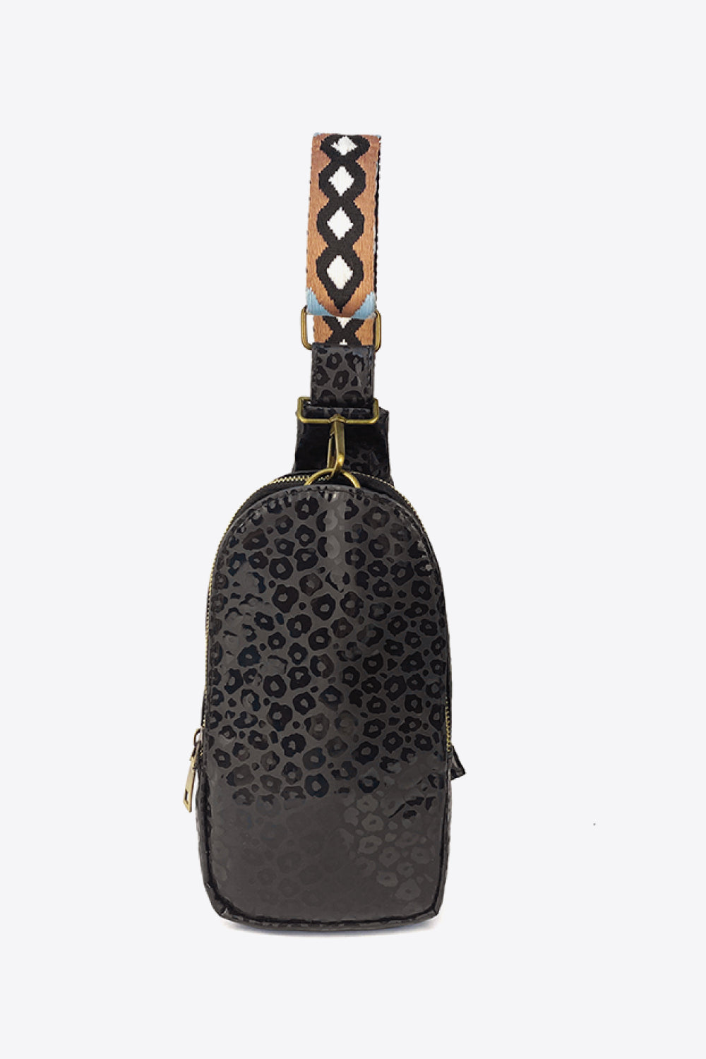 Animal PU Leather Sling Bag